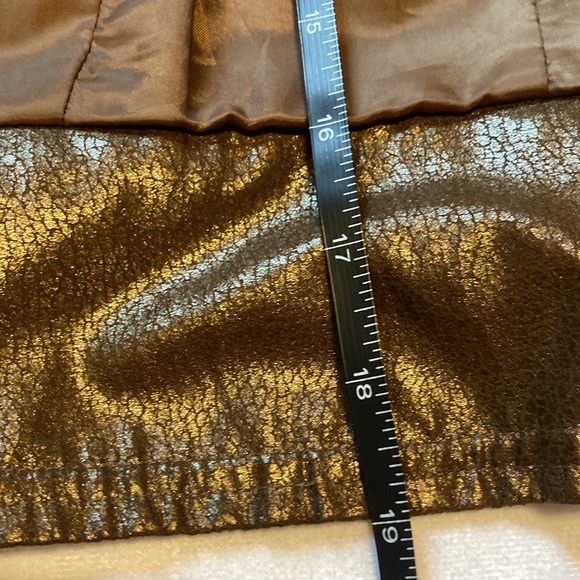 Bisou Bisou sheen look Moto jacket size L but runs small - Picture 12 of 12